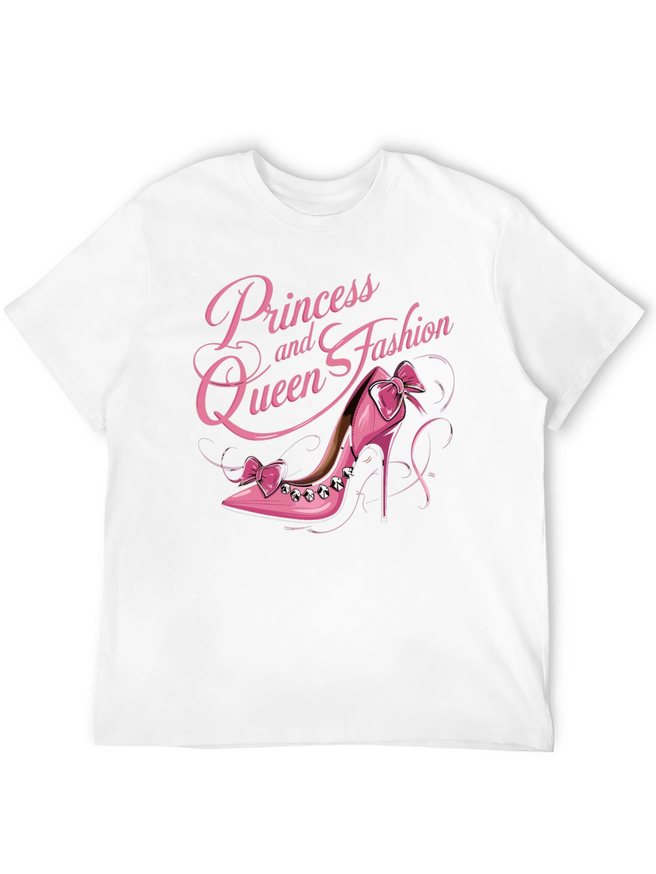 Camiseta Negra Princesa y Reina