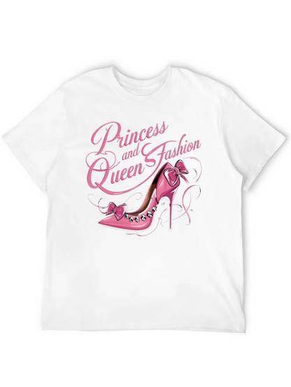 Camiseta Negra Princesa y Reina