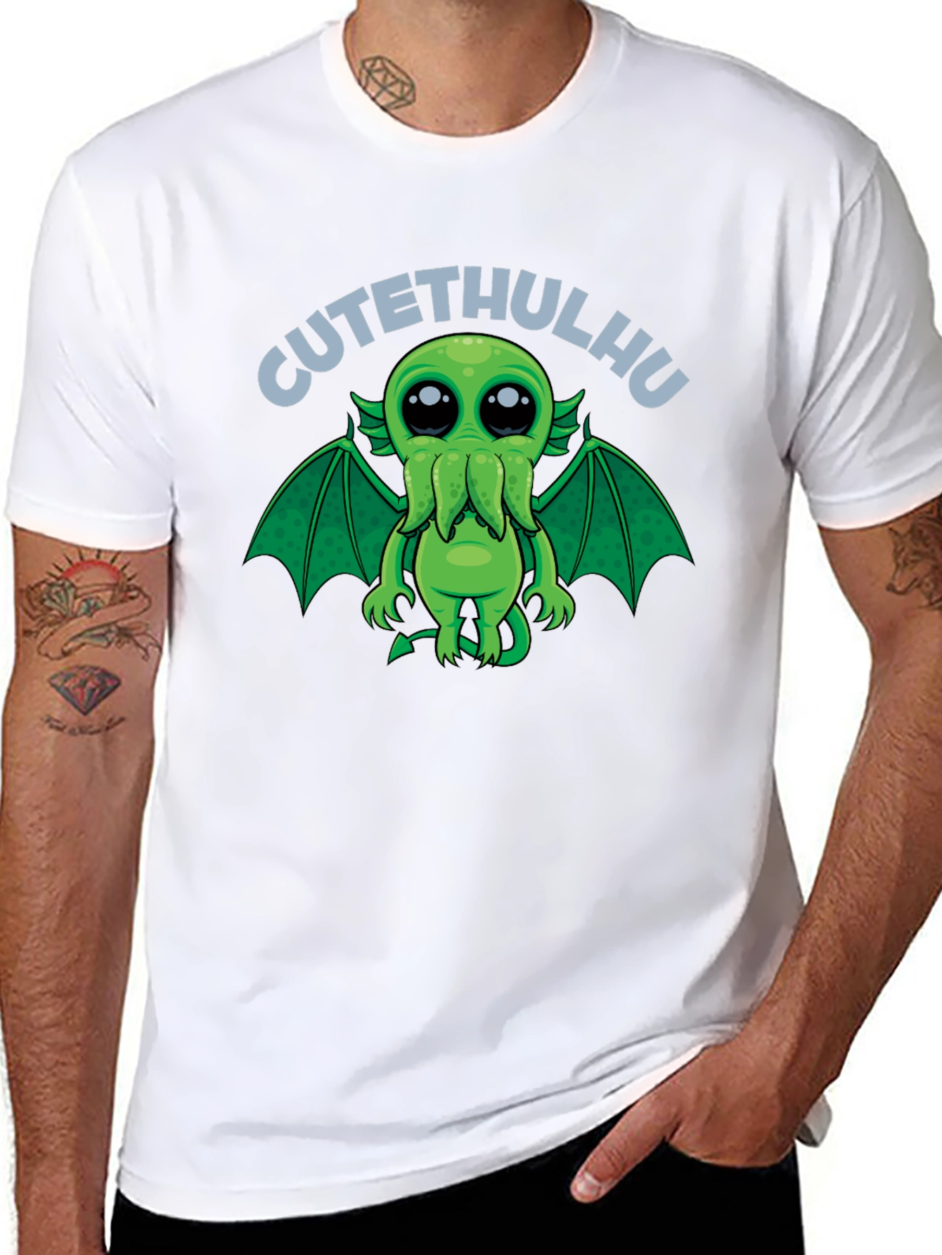 Camiseta Negra Cutethulhu