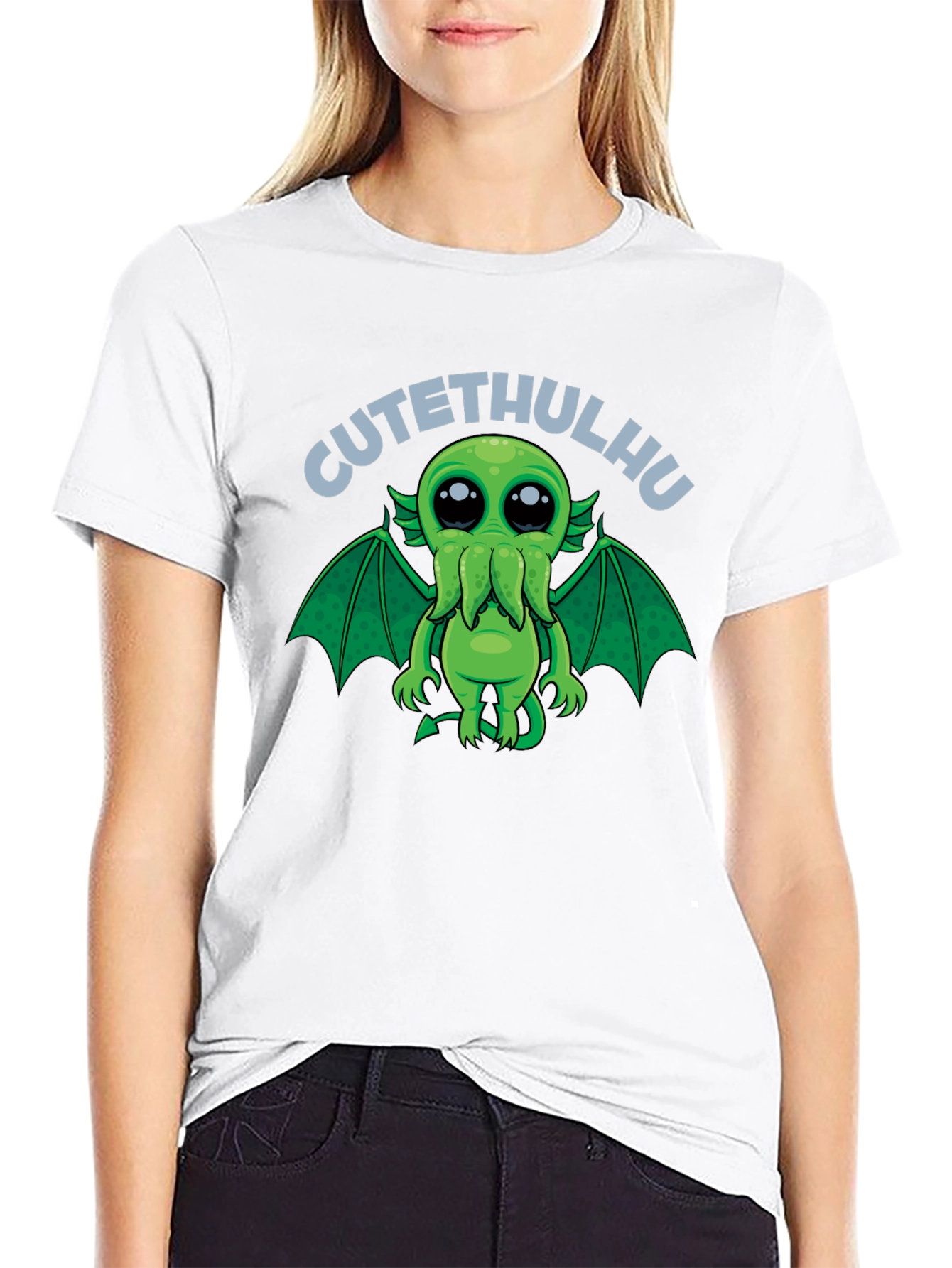 Camiseta Negra Cutethulhu