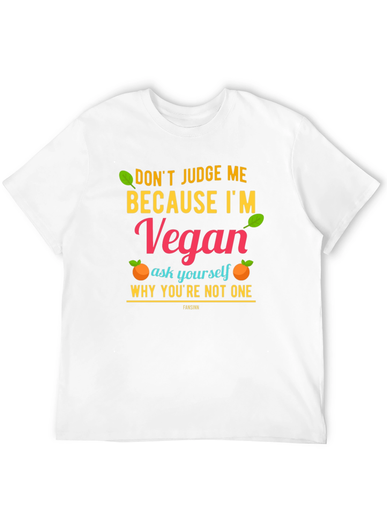 Camiseta Vegana: No me juzgues ¡sé vegano!