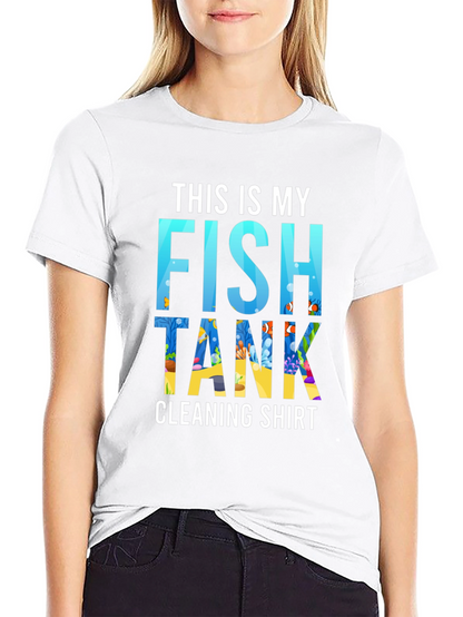 Camiseta Este Es Mi Camiseta De Limpieza De Pecera