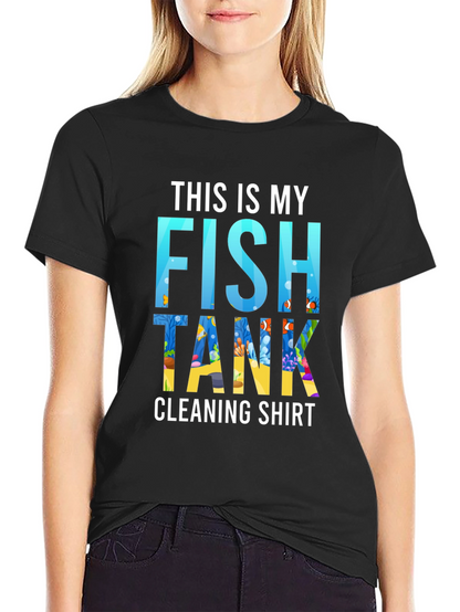 Camiseta Este Es Mi Camiseta De Limpieza De Pecera