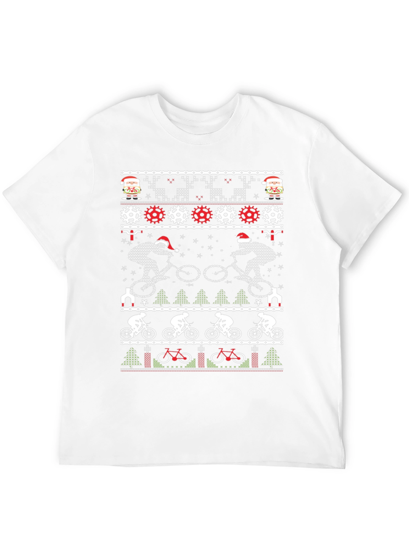Camiseta Navideña Ciclista