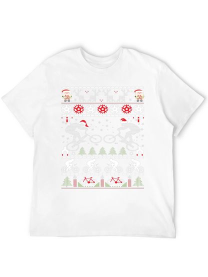 Camiseta Navideña Ciclista