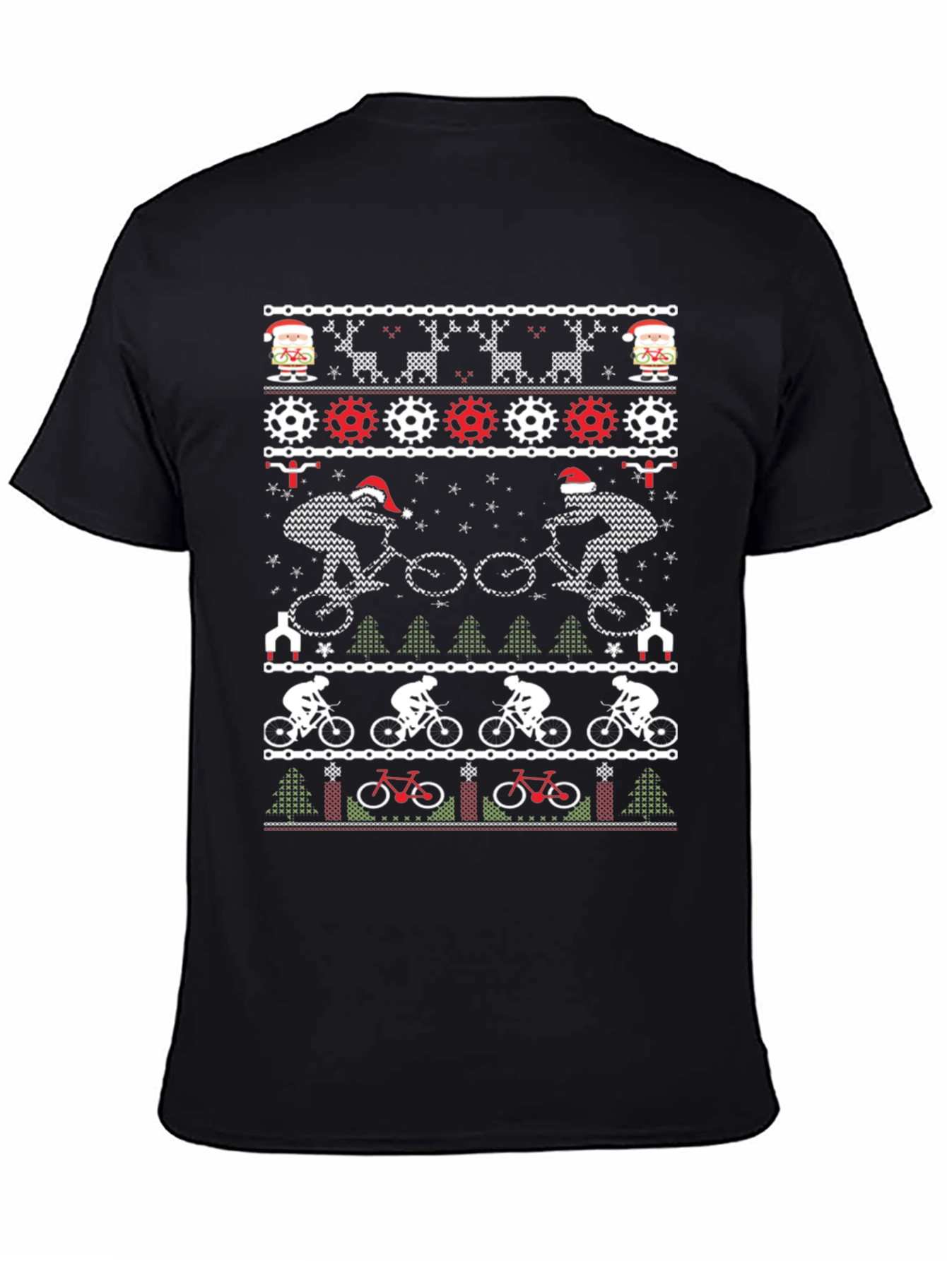 Camiseta Navideña Ciclista