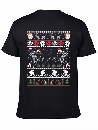 Camiseta Navideña Ciclista
