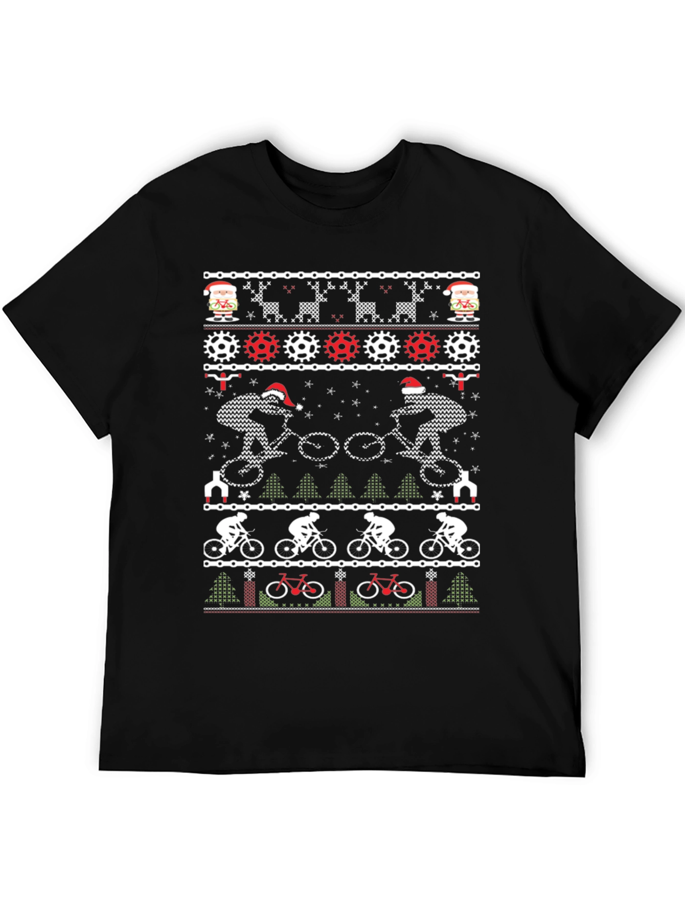 Camiseta Navideña Ciclista