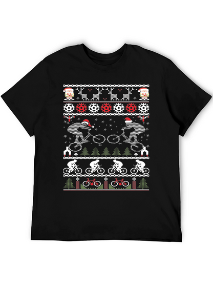 Camiseta Navideña Ciclista