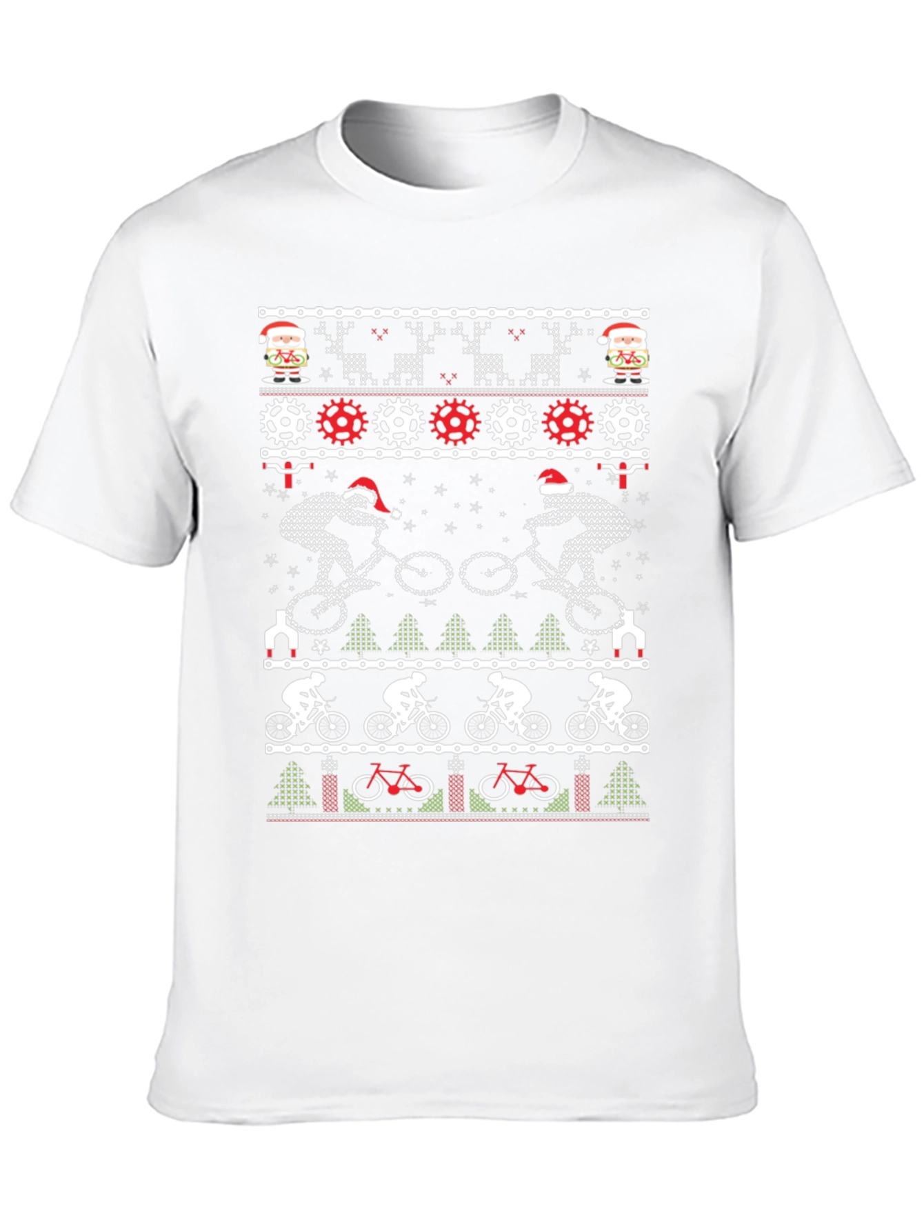 Camiseta Navideña Ciclista
