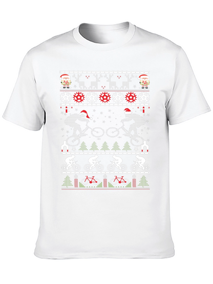Camiseta Navideña Ciclista