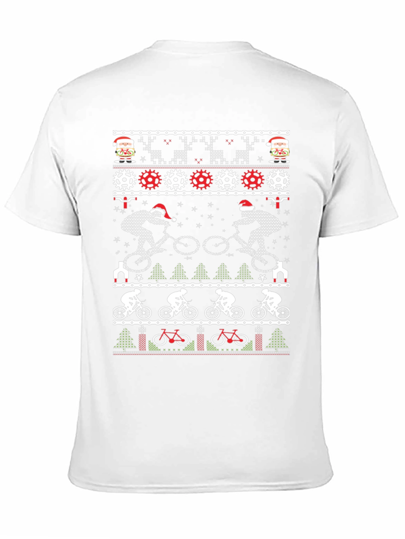 Camiseta Navideña Ciclista