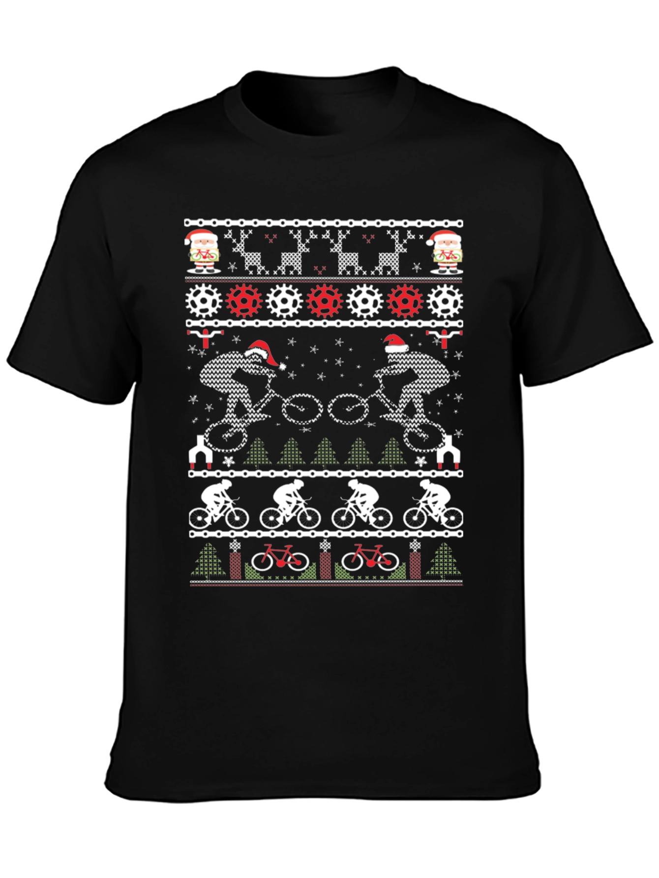 Camiseta Navideña Ciclista
