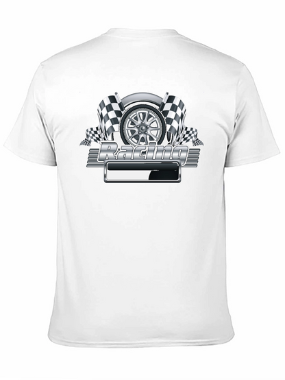 Camiseta Negra Racing Gráfico
