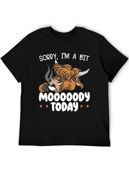 Camiseta Hombre Moooooody Today Negra