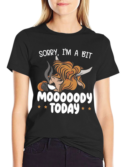 Camiseta Hombre Moooooody Today Negra