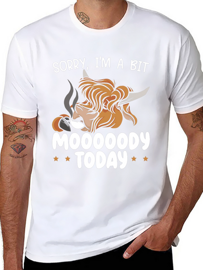 Camiseta Hombre Moooooody Today Negra