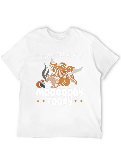 Camiseta Hombre Moooooody Today Negra
