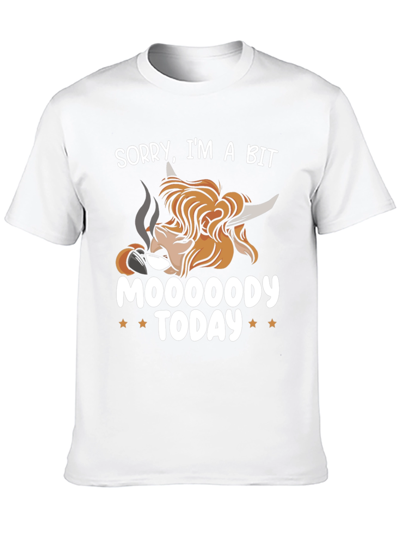 Camiseta Hombre Moooooody Today Negra