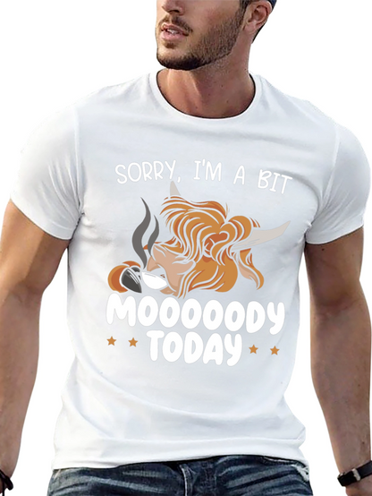 Camiseta Hombre Moooooody Today Negra