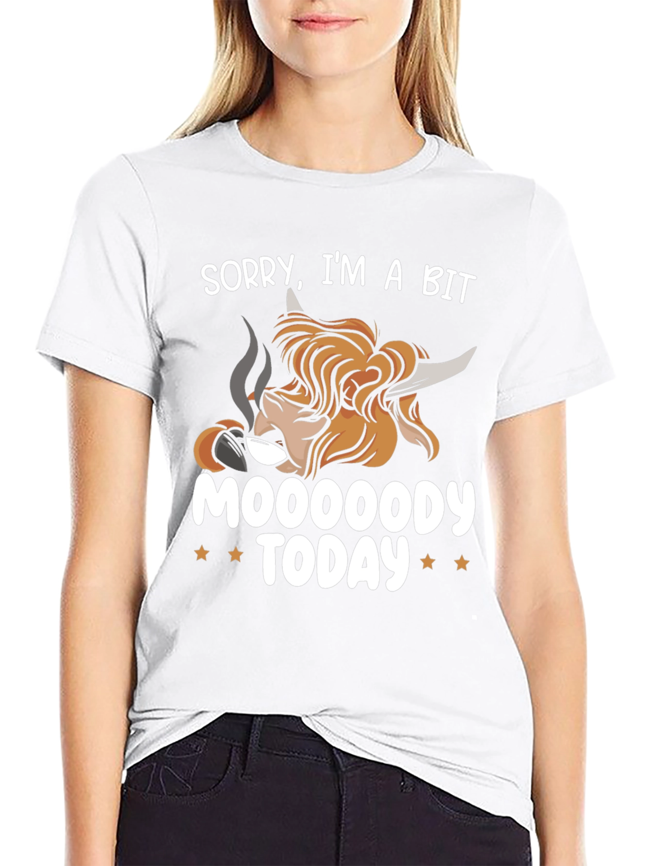 Camiseta Hombre Moooooody Today Negra