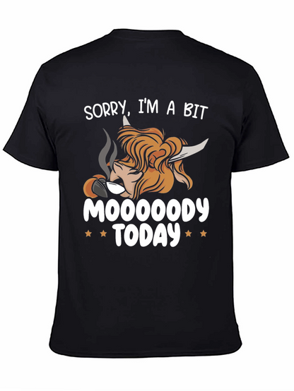 Camiseta Hombre Moooooody Today Negra