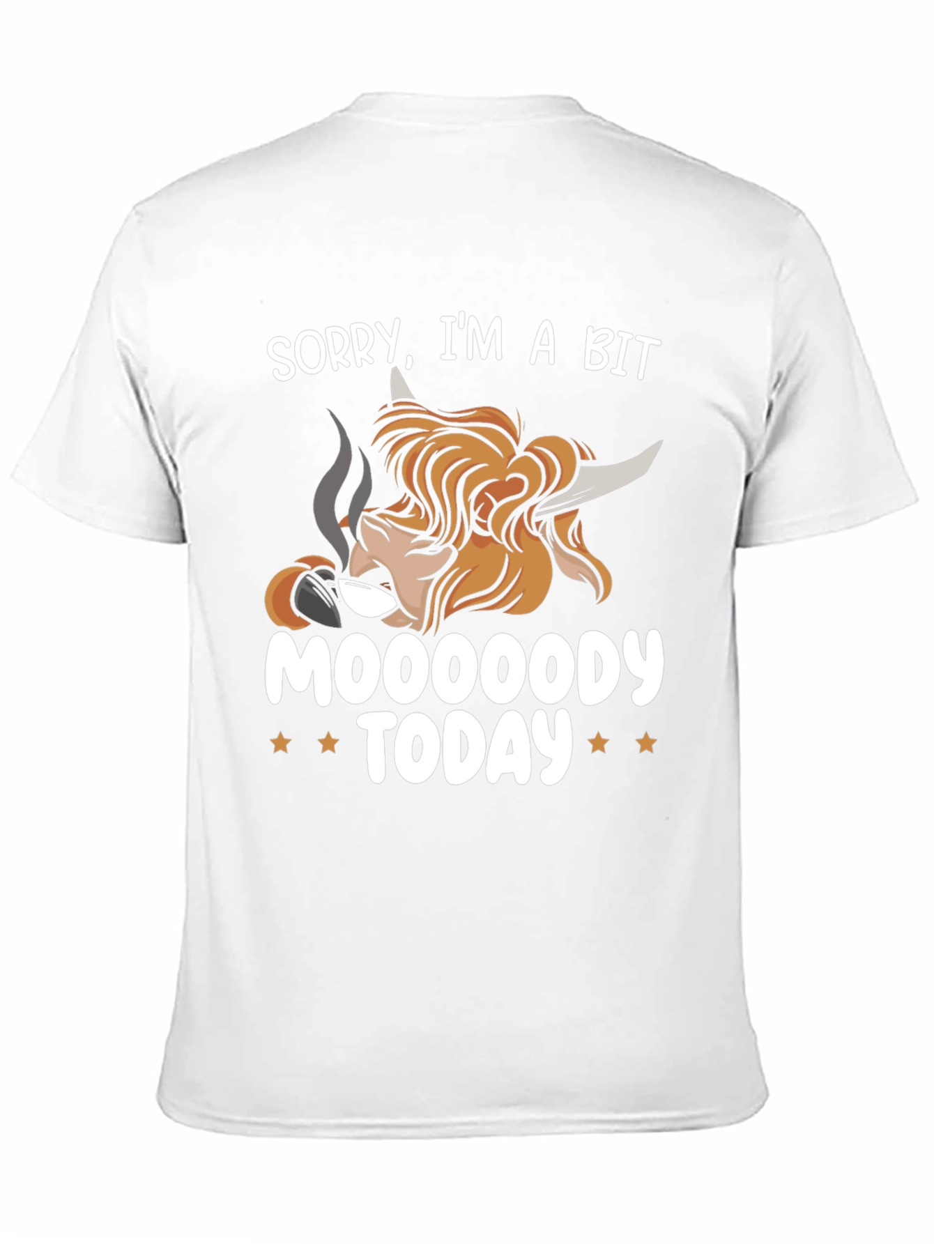 Camiseta Hombre Moooooody Today Negra