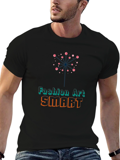 Camiseta Negra con Diseño Artístico y Urbano