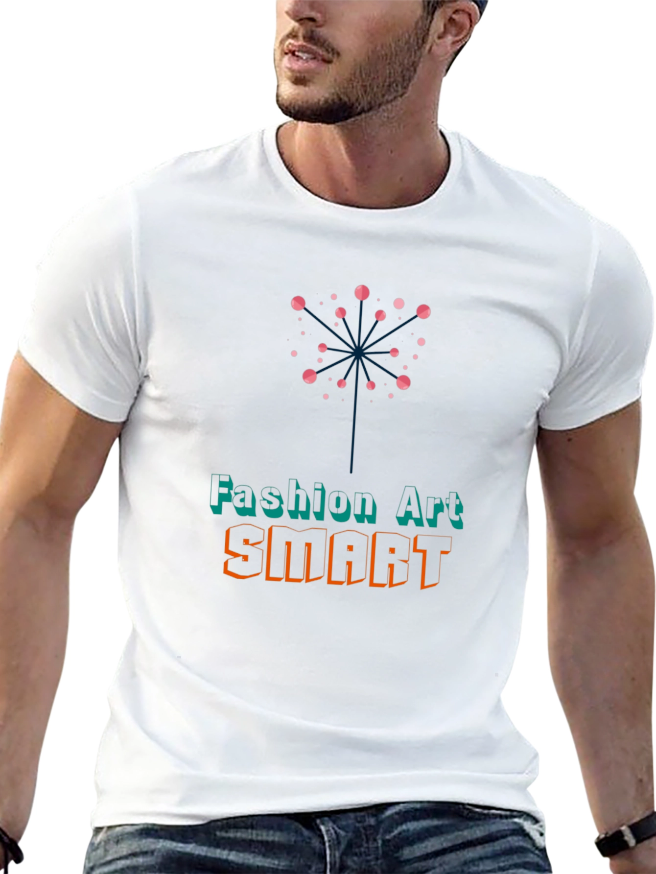 Camiseta Negra con Diseño Artístico y Urbano