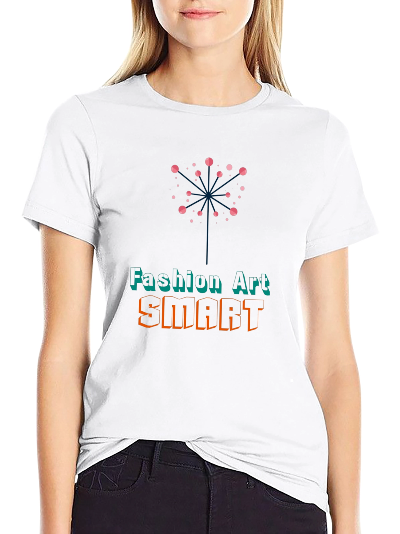 Camiseta Negra con Diseño Artístico y Urbano