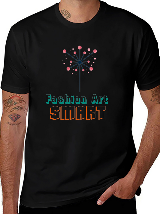 Camiseta Negra con Diseño Artístico y Urbano