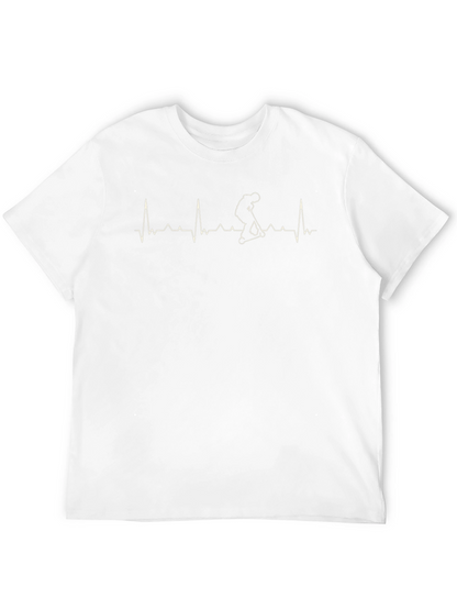 Camiseta Negra Hombre: Scooter Ritmo Cardíaco