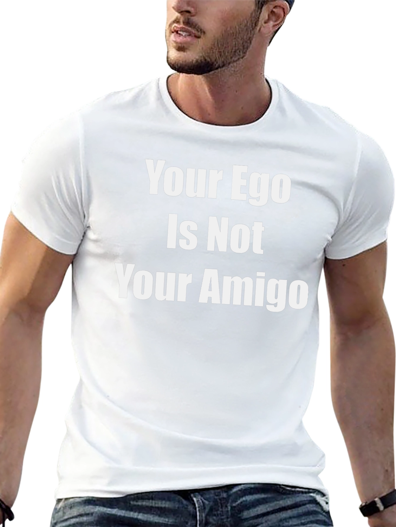 Camiseta Negra: Tu Ego No Es Tu Amigo