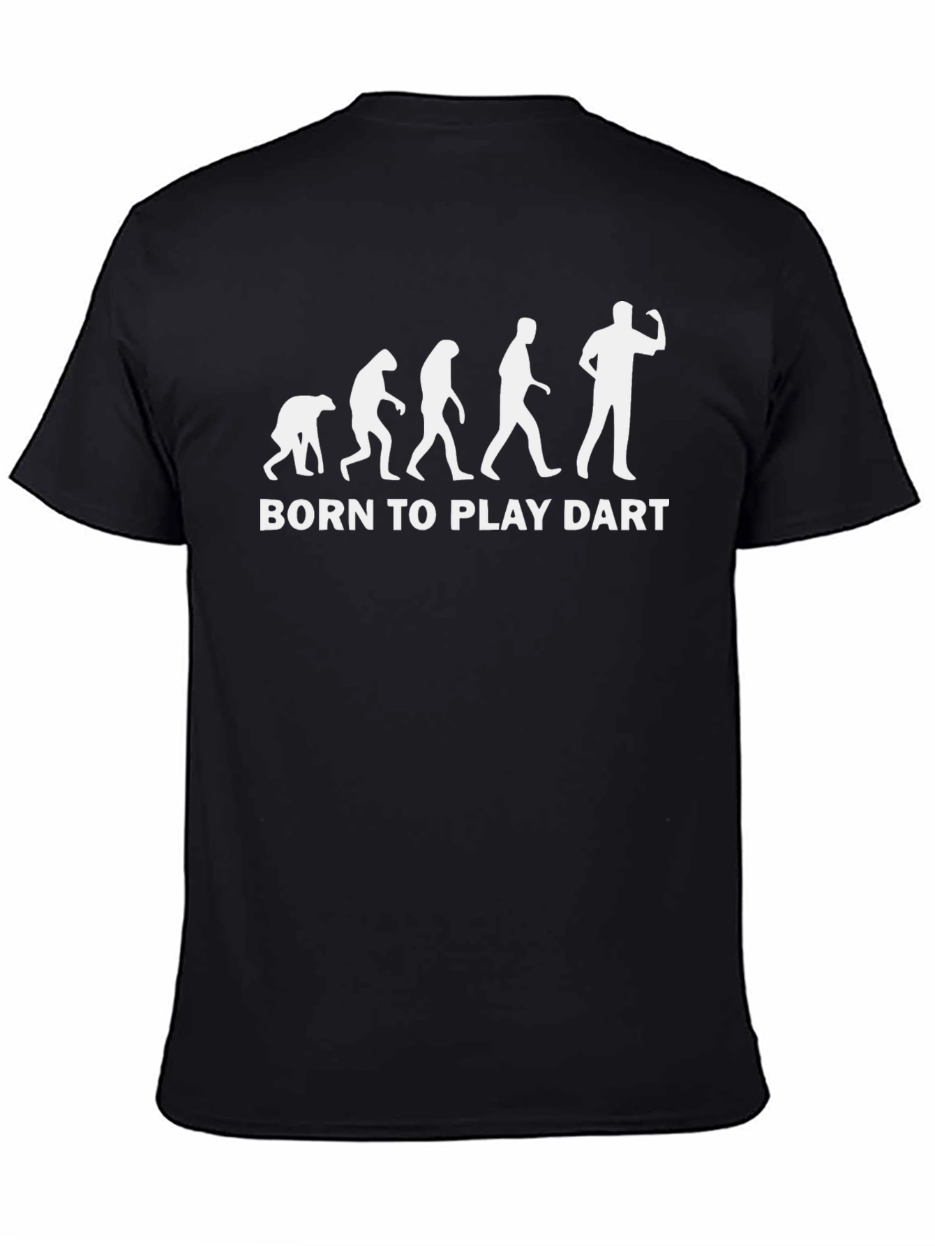 Camiseta Negra Evolución Dardos Hombre