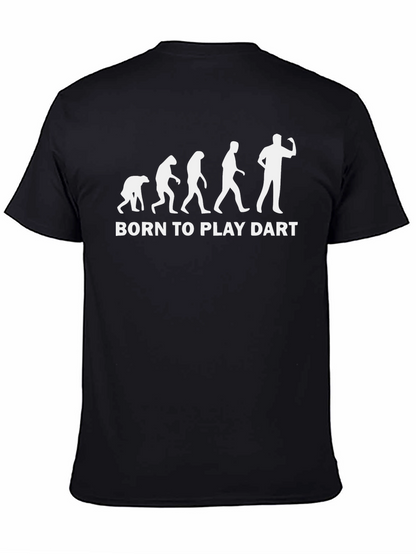 Camiseta Negra Evolución Dardos Hombre