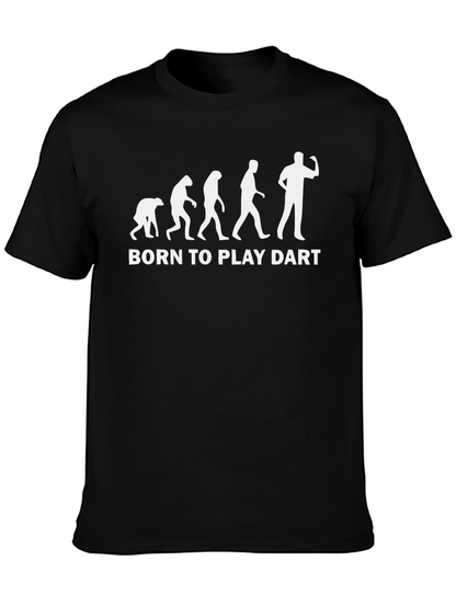 Camiseta Negra Evolución Dardos Hombre