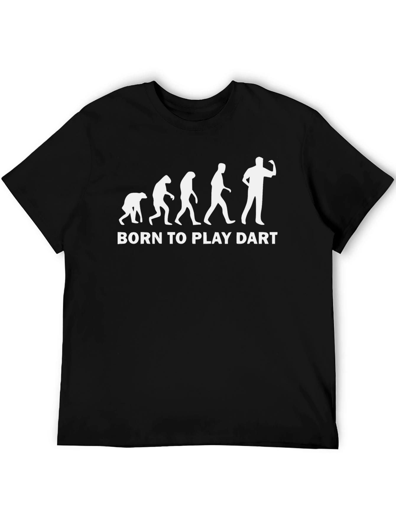 Camiseta Negra Evolución Dardos Hombre