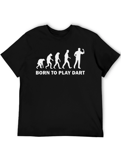Camiseta Negra Evolución Dardos Hombre