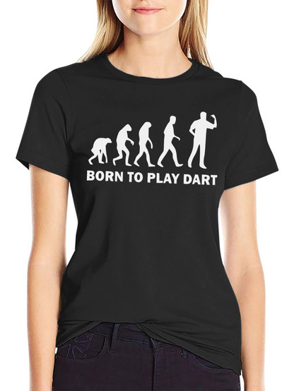 Camiseta Negra Evolución Dardos Hombre