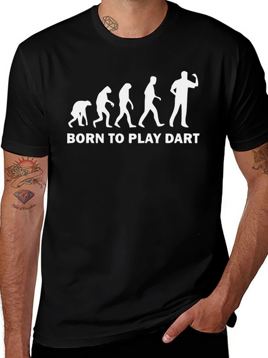Camiseta Negra Evolución Dardos Hombre