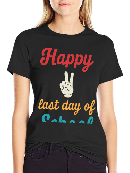 Camiseta Feliz Último Día de Escuela