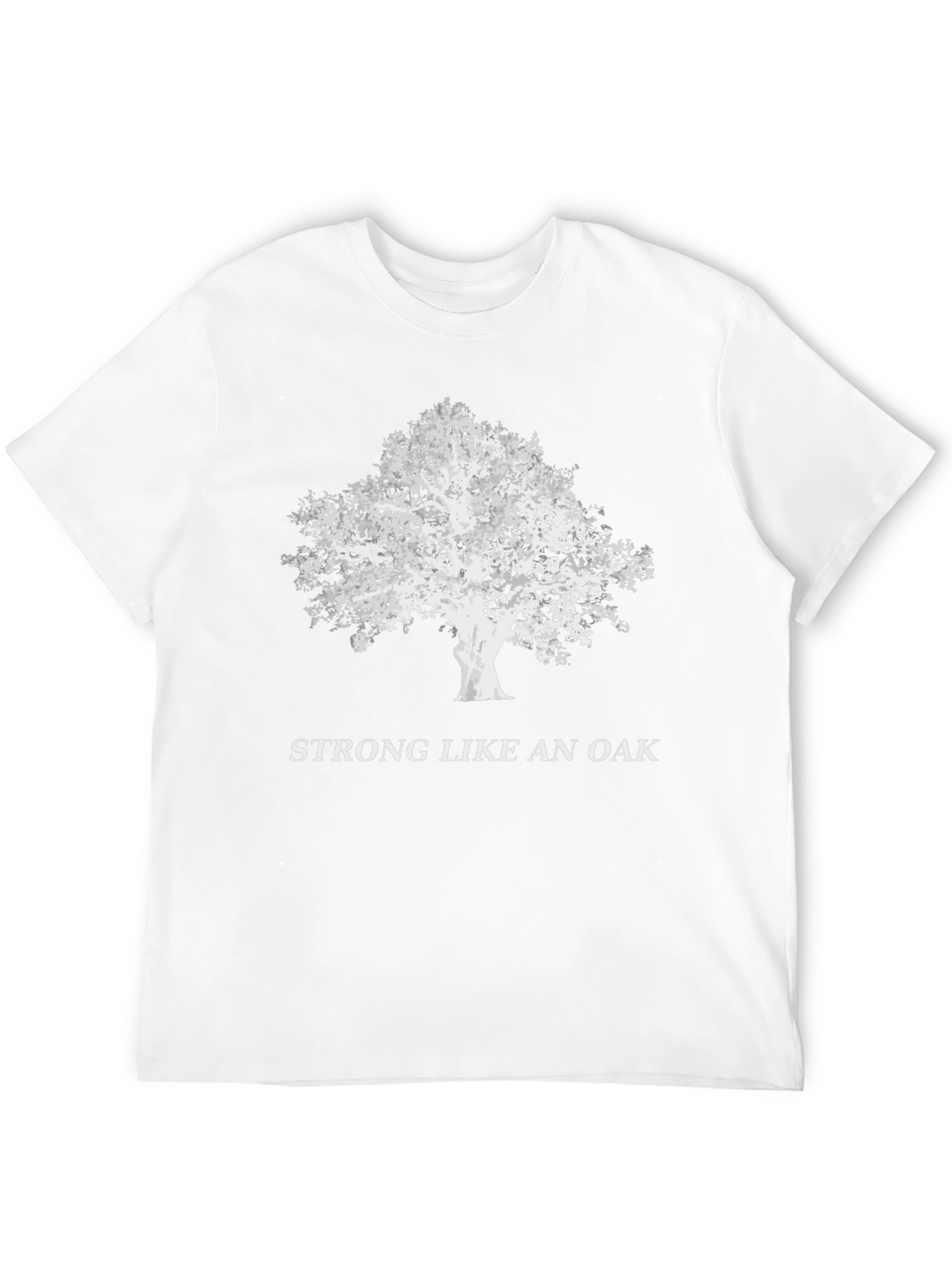 Camiseta Negra: Fuerte Como Un Roble