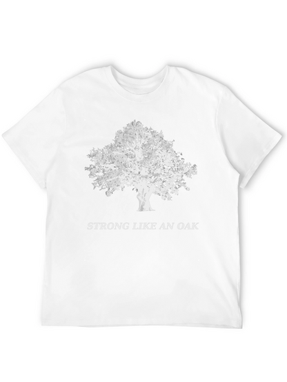 Camiseta Negra: Fuerte Como Un Roble