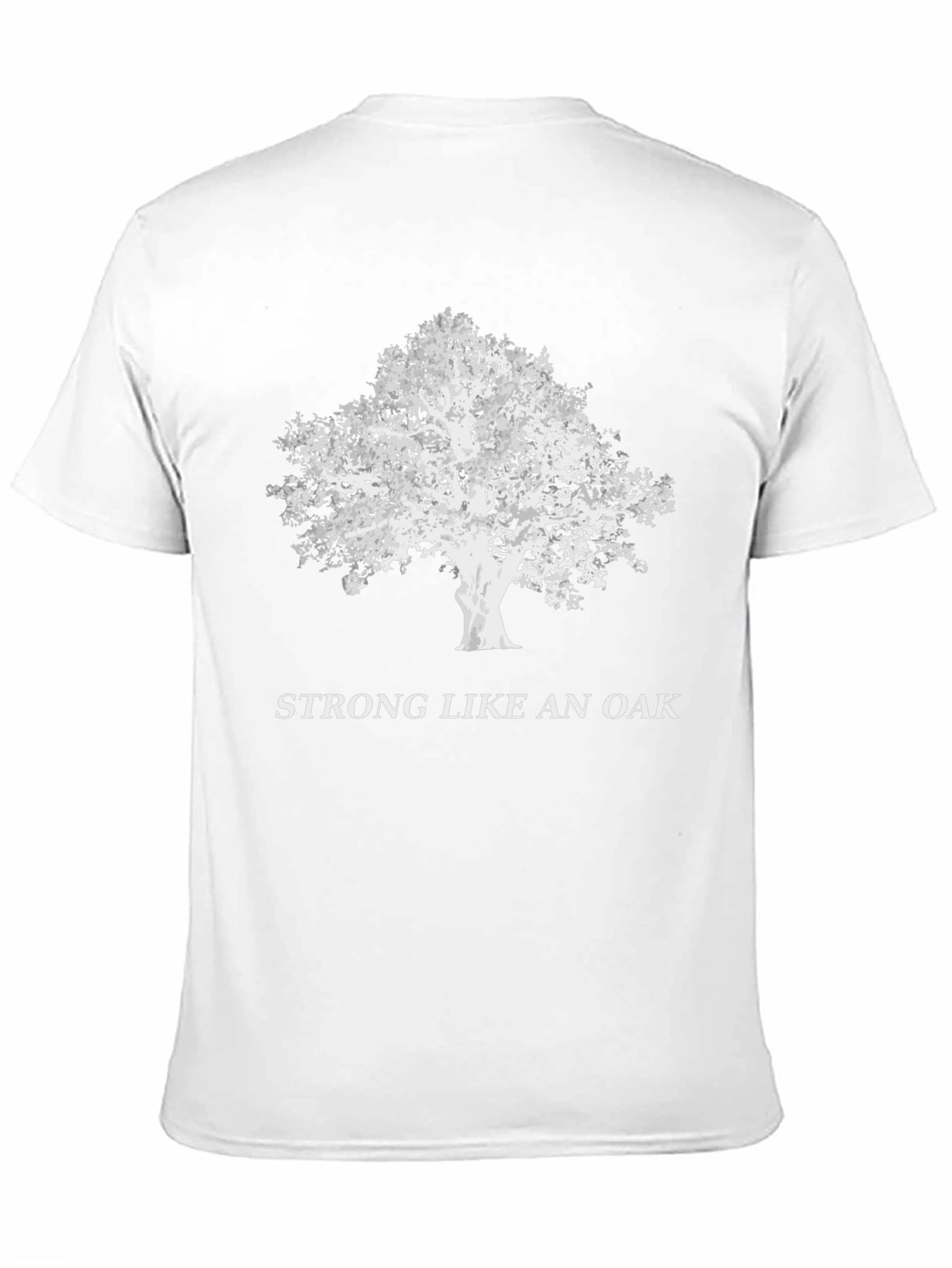 Camiseta Negra: Fuerte Como Un Roble