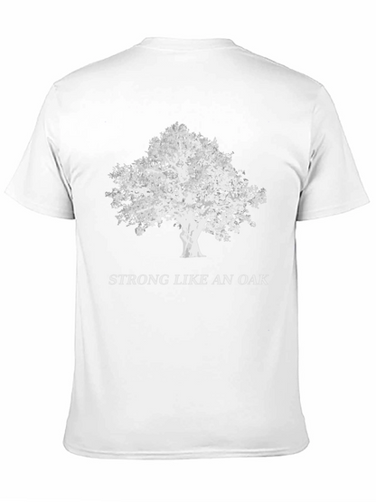 Camiseta Negra: Fuerte Como Un Roble