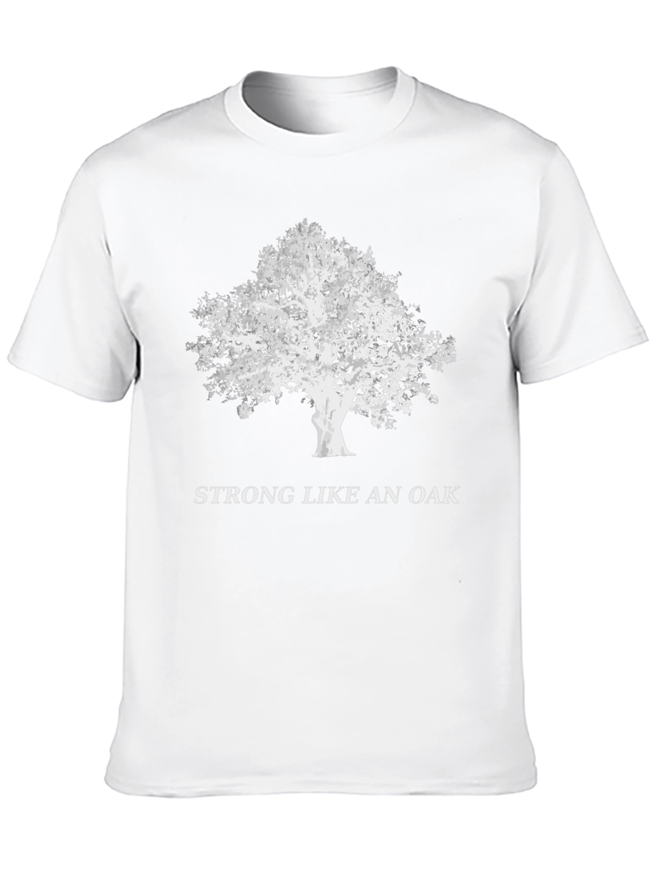 Camiseta Negra: Fuerte Como Un Roble