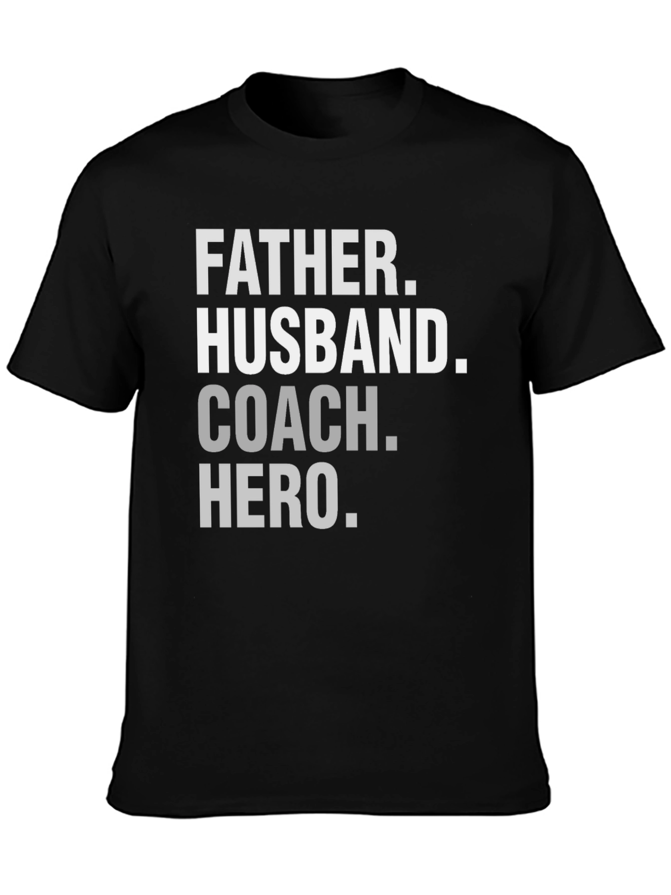 Camiseta Hombre: Padre Esposo Entrenador Héroe