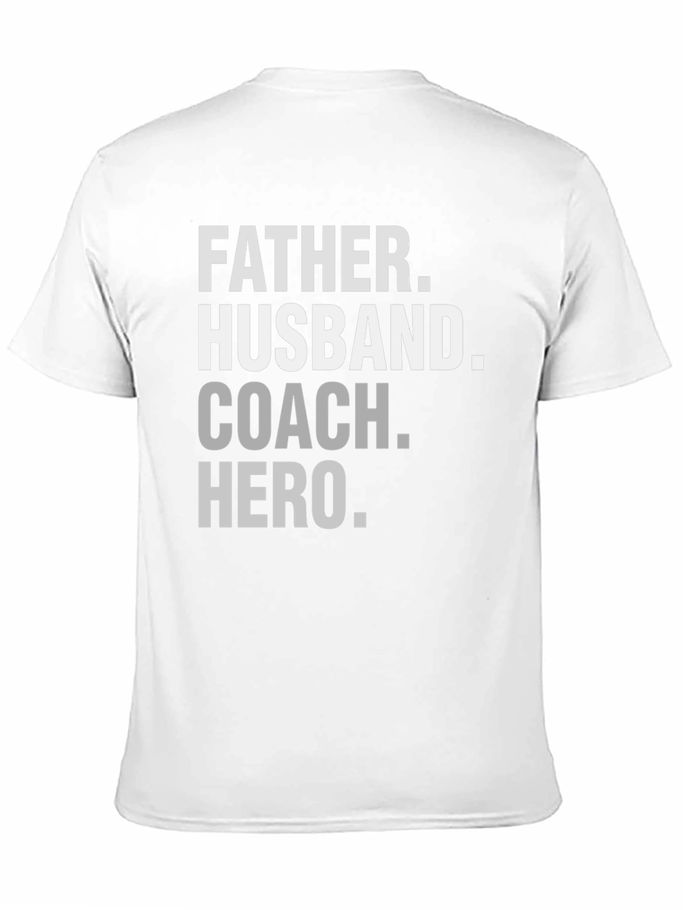 Camiseta Hombre: Padre Esposo Entrenador Héroe