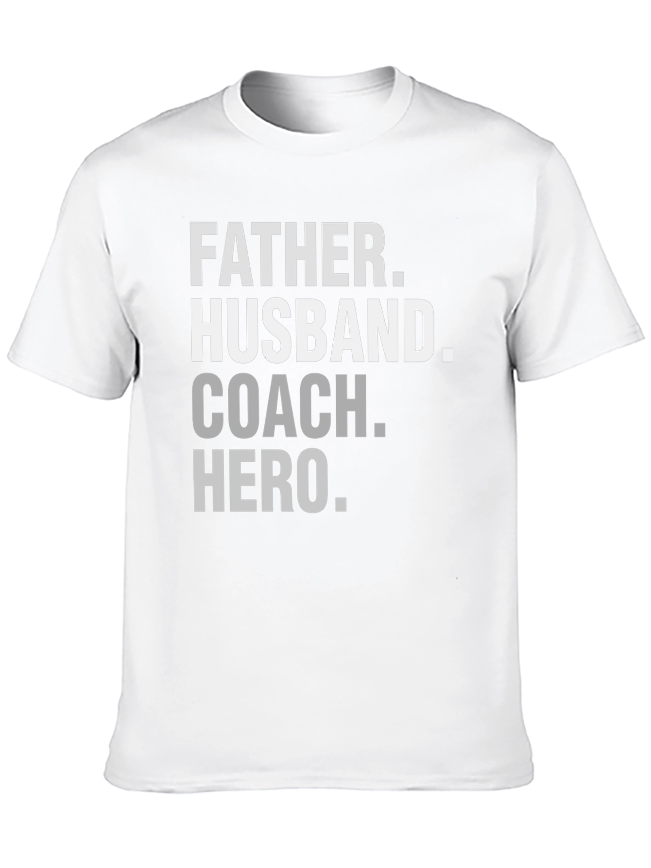 Camiseta Hombre: Padre Esposo Entrenador Héroe