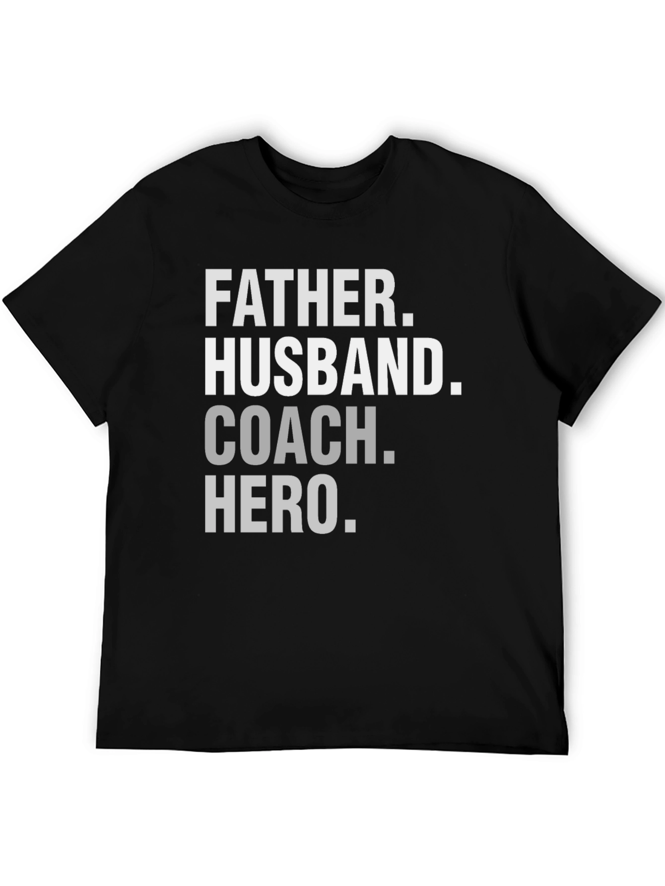 Camiseta Hombre: Padre Esposo Entrenador Héroe